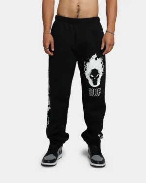 HUF X Marvel Ghost Rider Fleece Pants Black