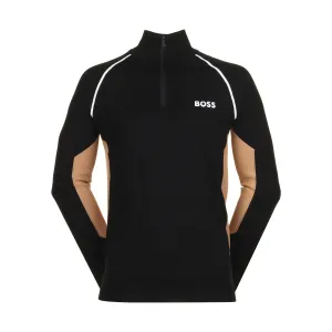 Hugo Boss Men's Hydro-X Quarter Zip Sweatshirt, Black