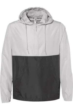Independent Trading Co. Lightweight Quarter-Zip Windbreaker Pullover Jacket