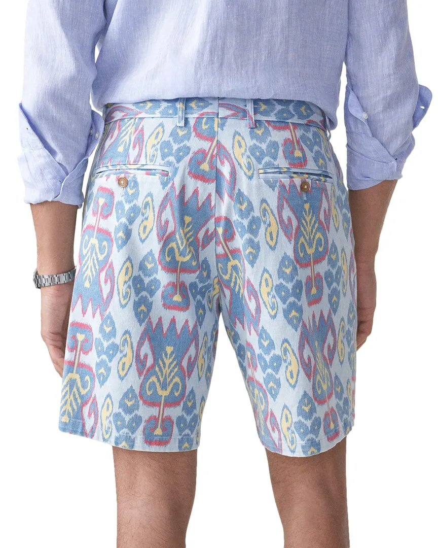 J.McLaughlin Royal Ikat Groove Oliver Short