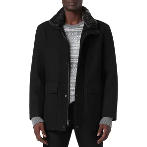 Juniors Brooks Mens Wool Blend Car Coat Soft Shell Jacket