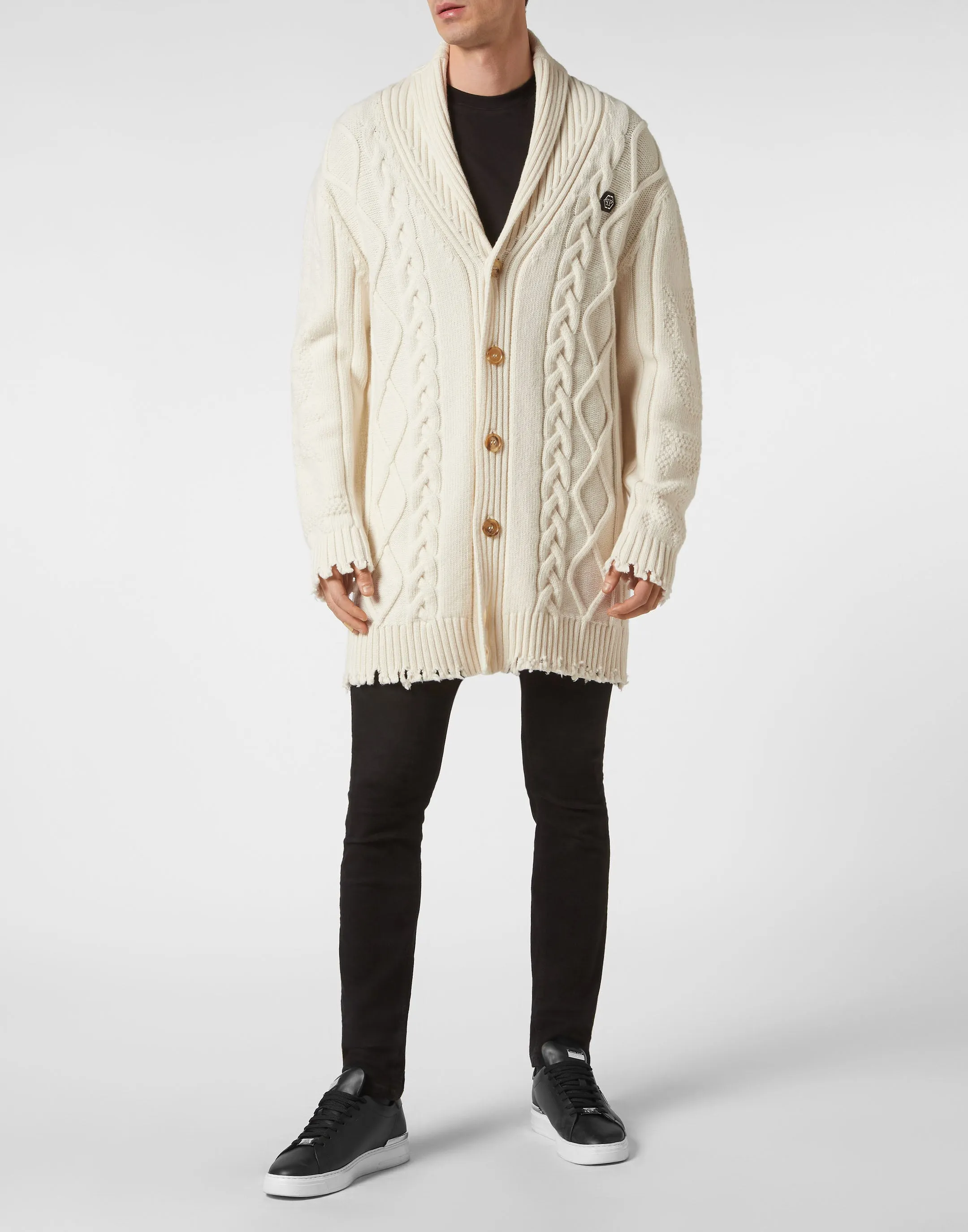 Lambswool Cardigan Skull&amp;Bones