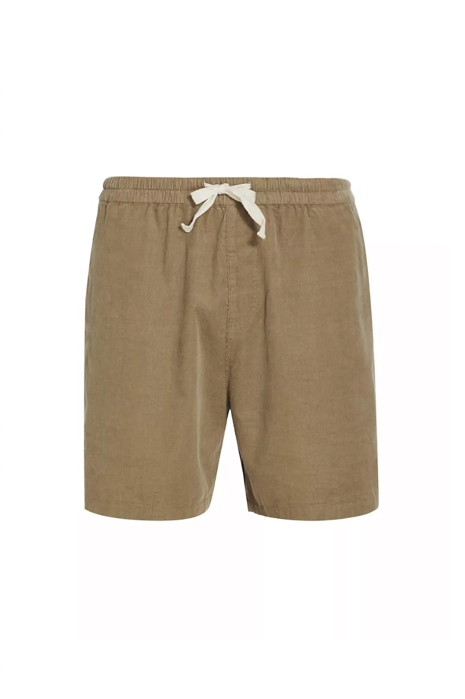 Light Weight Cord Shorts In Dark Beige