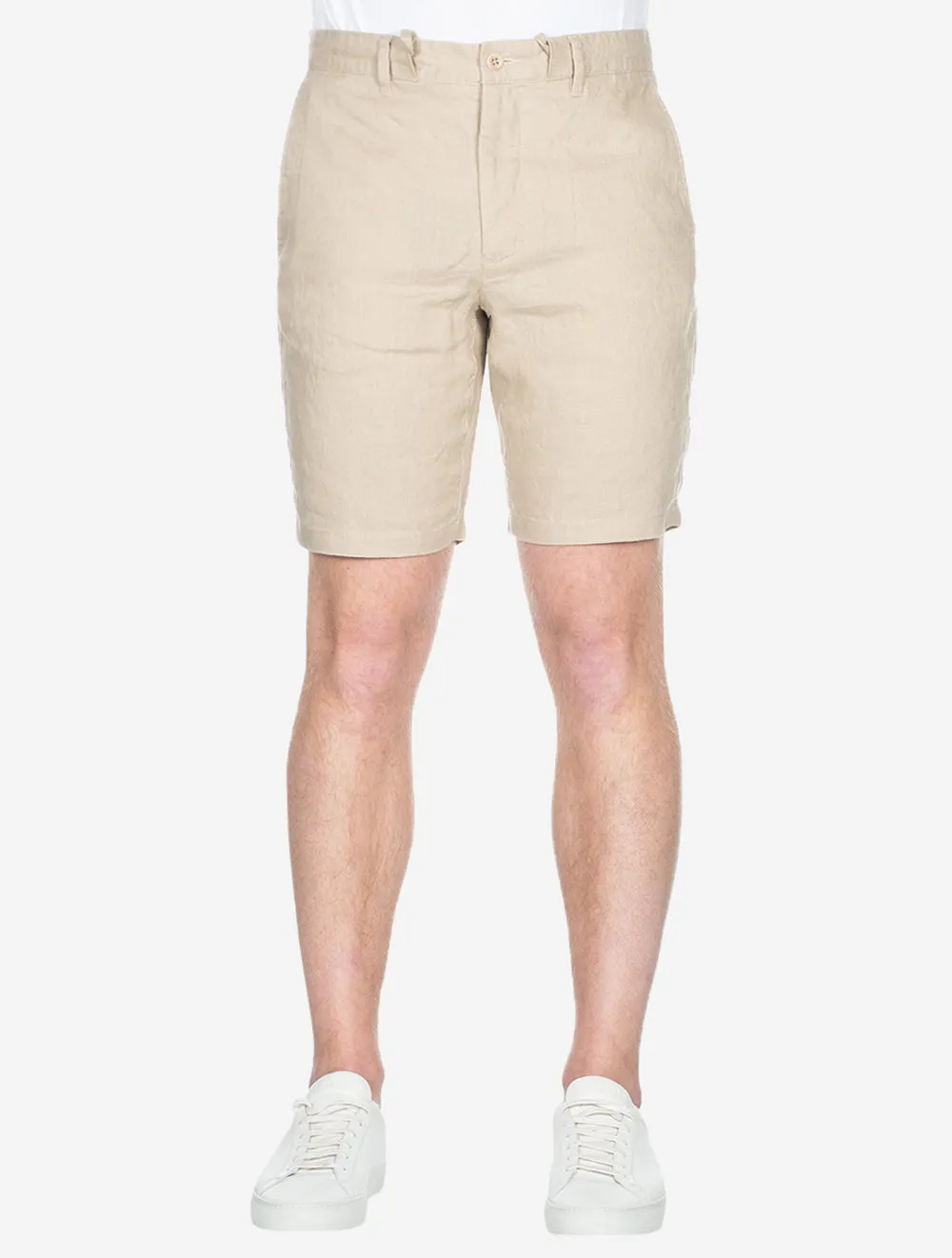 Linen Drawstring Relaxed Fit Shorts Dry Sand