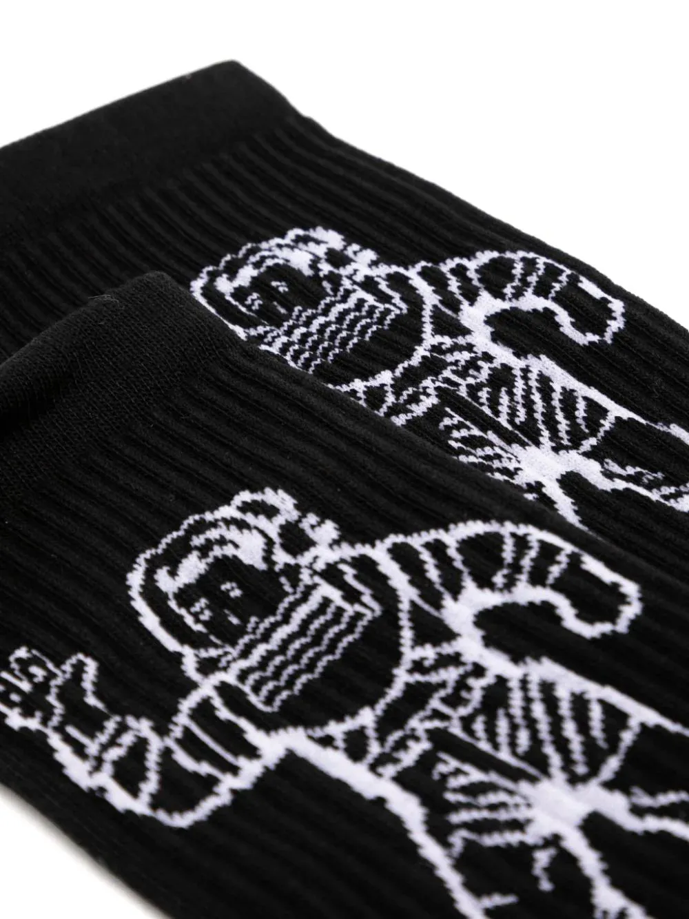 Logo-Intarsia Socks