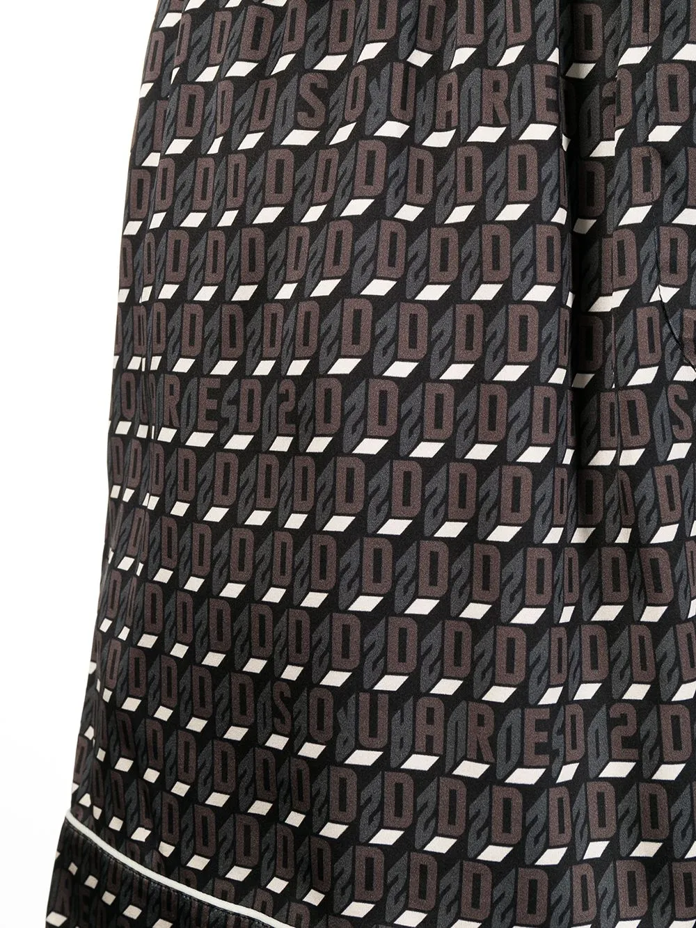 Logo-Print Silk-Blend Briefs