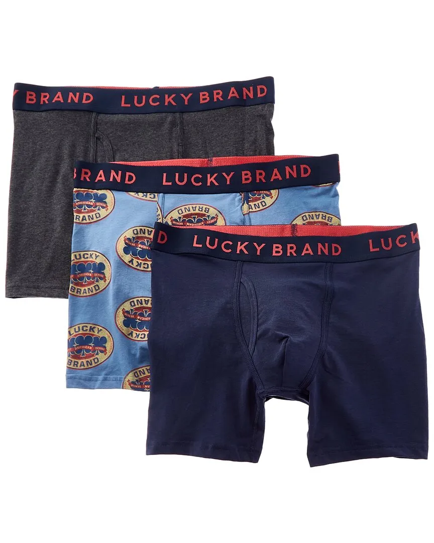 Lucky Brand 3pk Stretch Boxer Brief