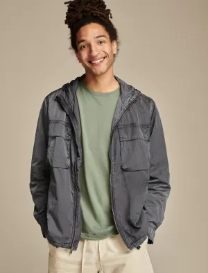 Lucky Brand Men's Garment Dyed Nylon Jacket