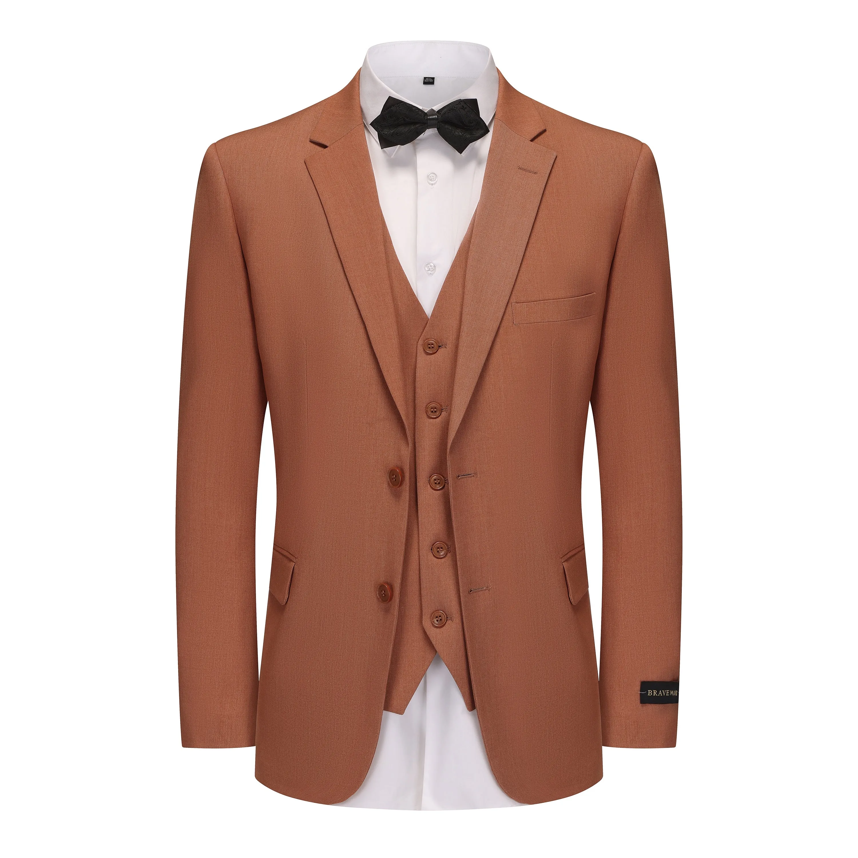 Men's 3-Piece Classic Fit Performance Stretch Suit
