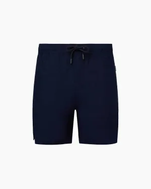 Men's Air Linen Pull-On Short 6" In Deep Navy