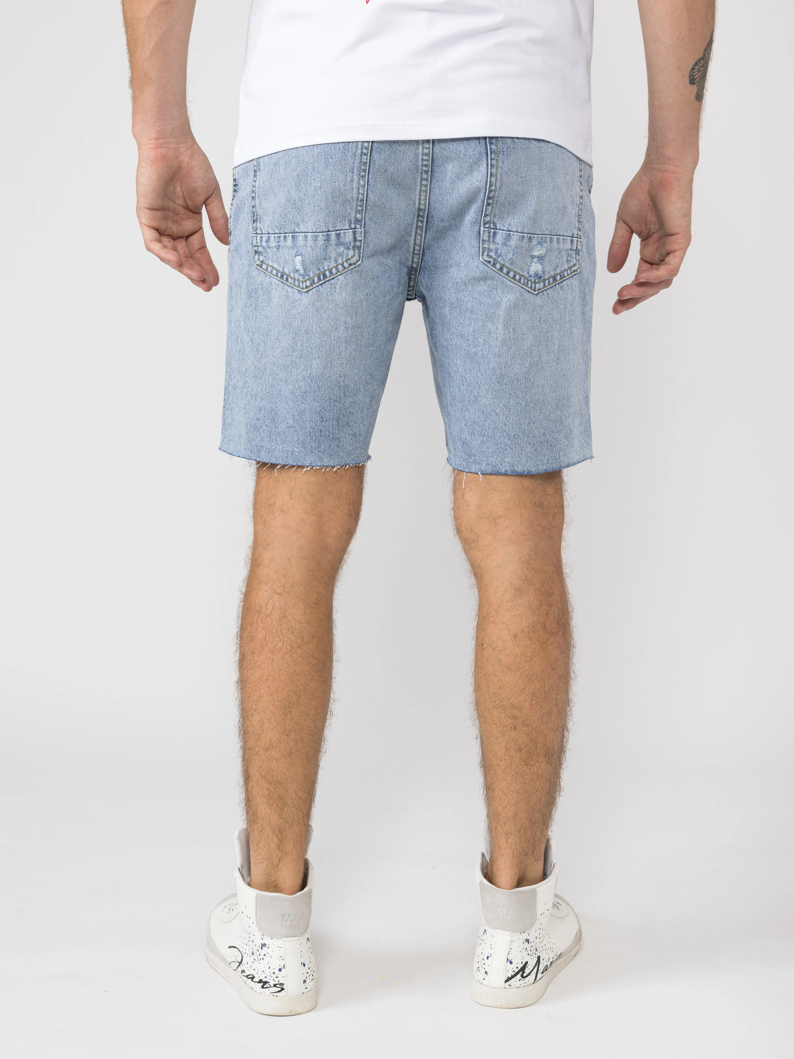 Mens Basic Bermuda Jeans