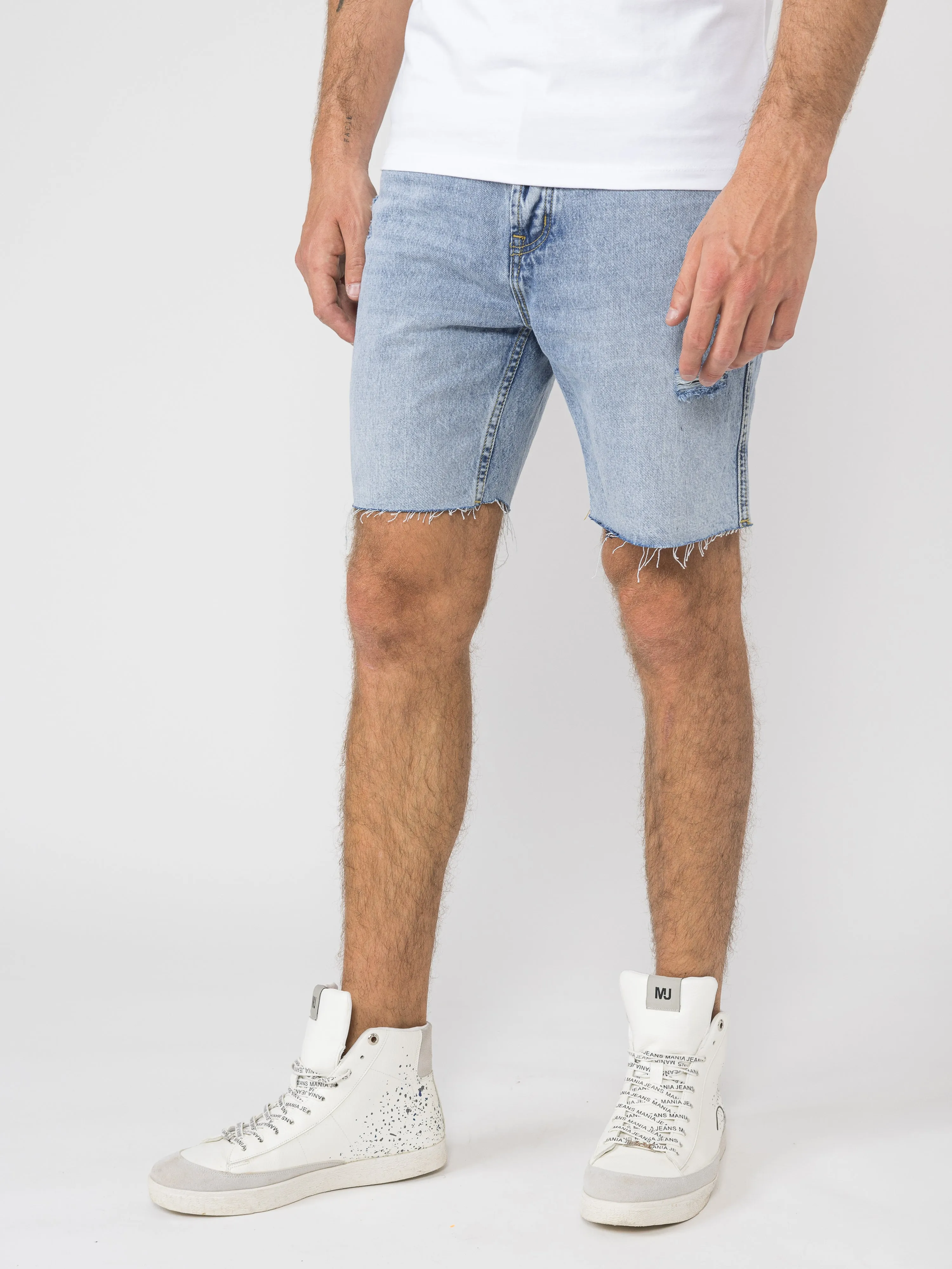 Mens Basic Bermuda Jeans