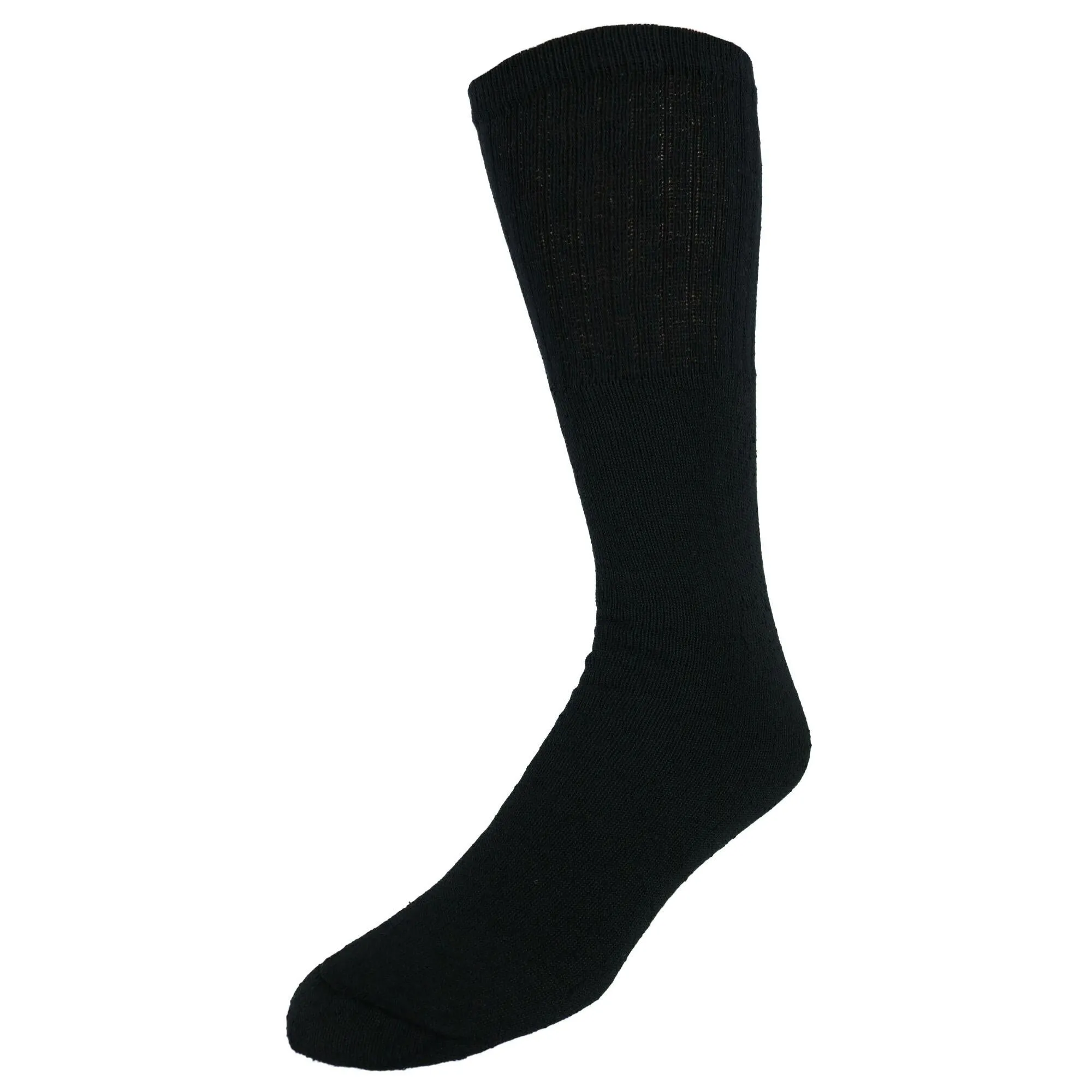 Men's Big and Tall Cotton Blend Casual Tube Socks 4 Pair Value Pack