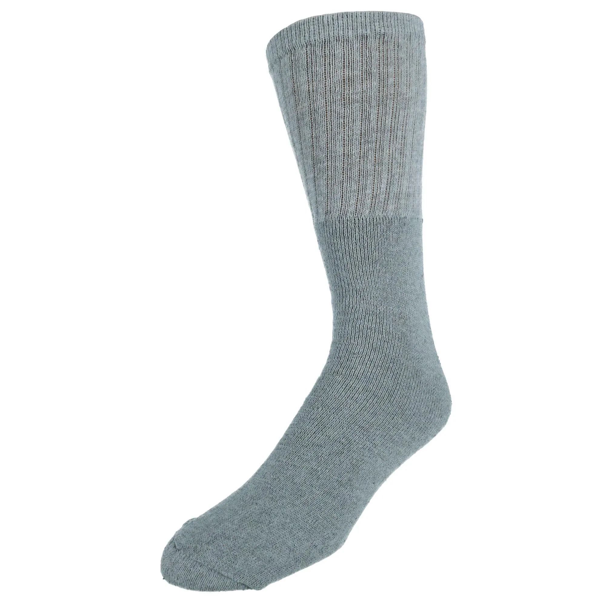 Men's Big and Tall Cotton Blend Casual Tube Socks 4 Pair Value Pack