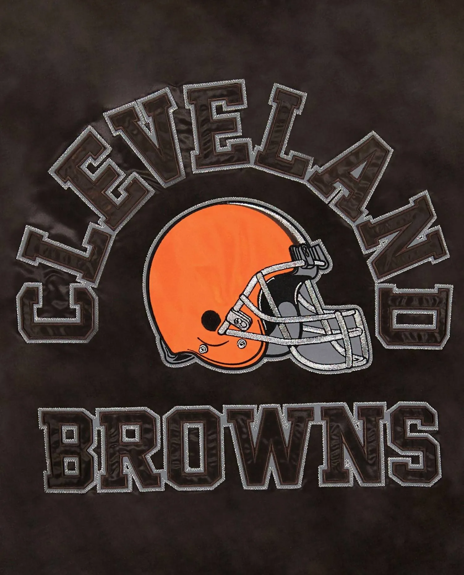 Men's Cleveland Browns Varsity Satin Full-Snap Starter Jacket