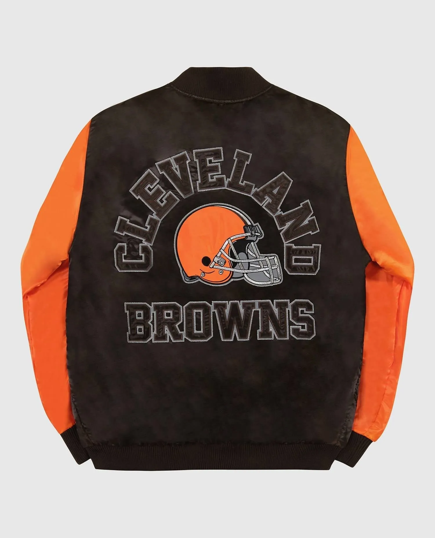 Men's Cleveland Browns Varsity Satin Full-Snap Starter Jacket