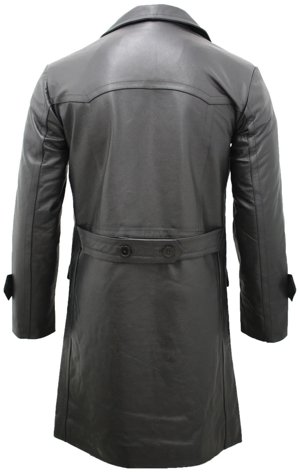 Mens Cowhide Leather Peacoat-Dortmund