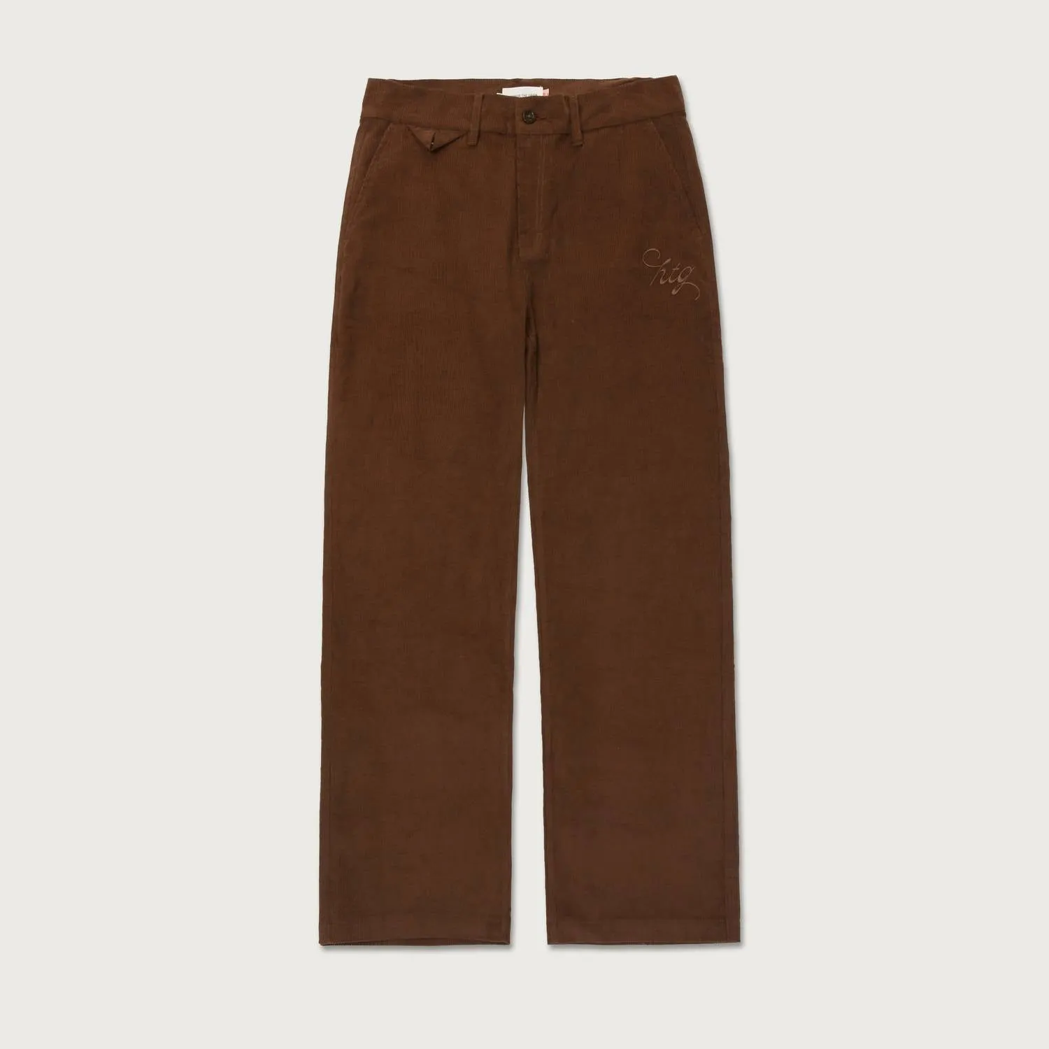 Men's Crease Pant In Brown