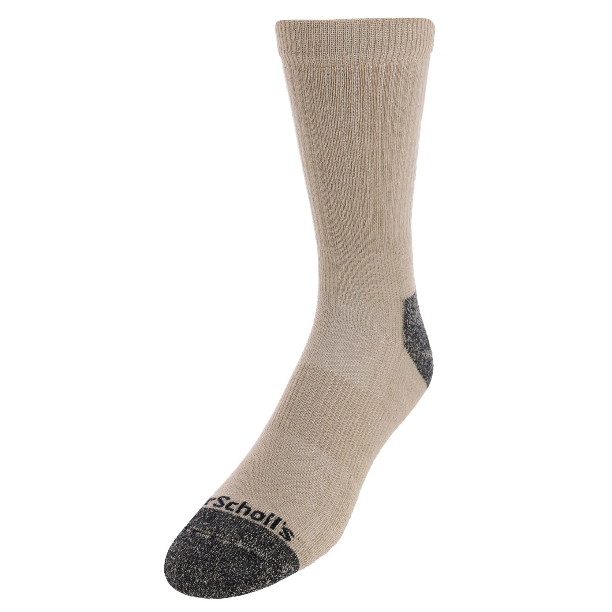 Men's Crew Compression Work Socks (2 Pair Pack)