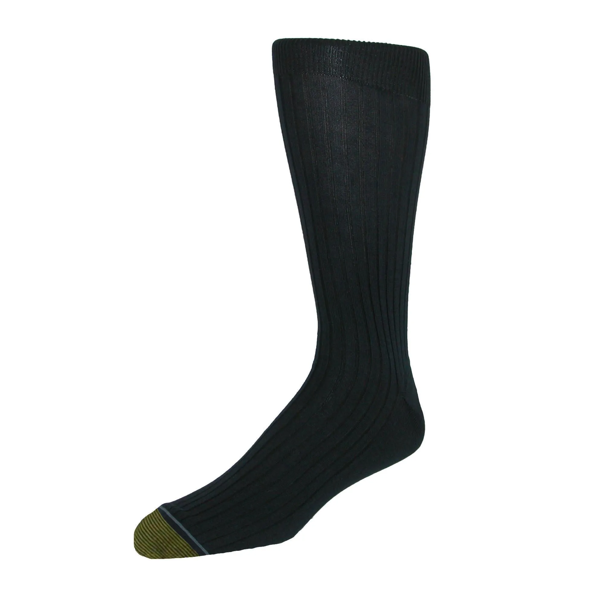 Men's Extended Size Ribbed Moisture Control Dress Socks (3 Pair Pack)