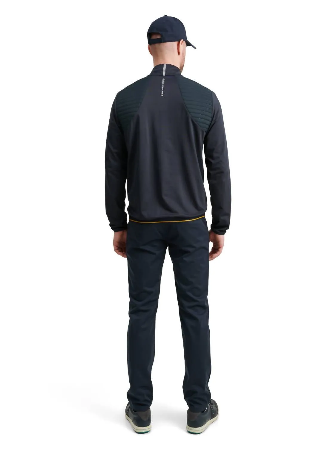 Men's Gleneagles Thermo Midlayer Jacket In Navy Harvest