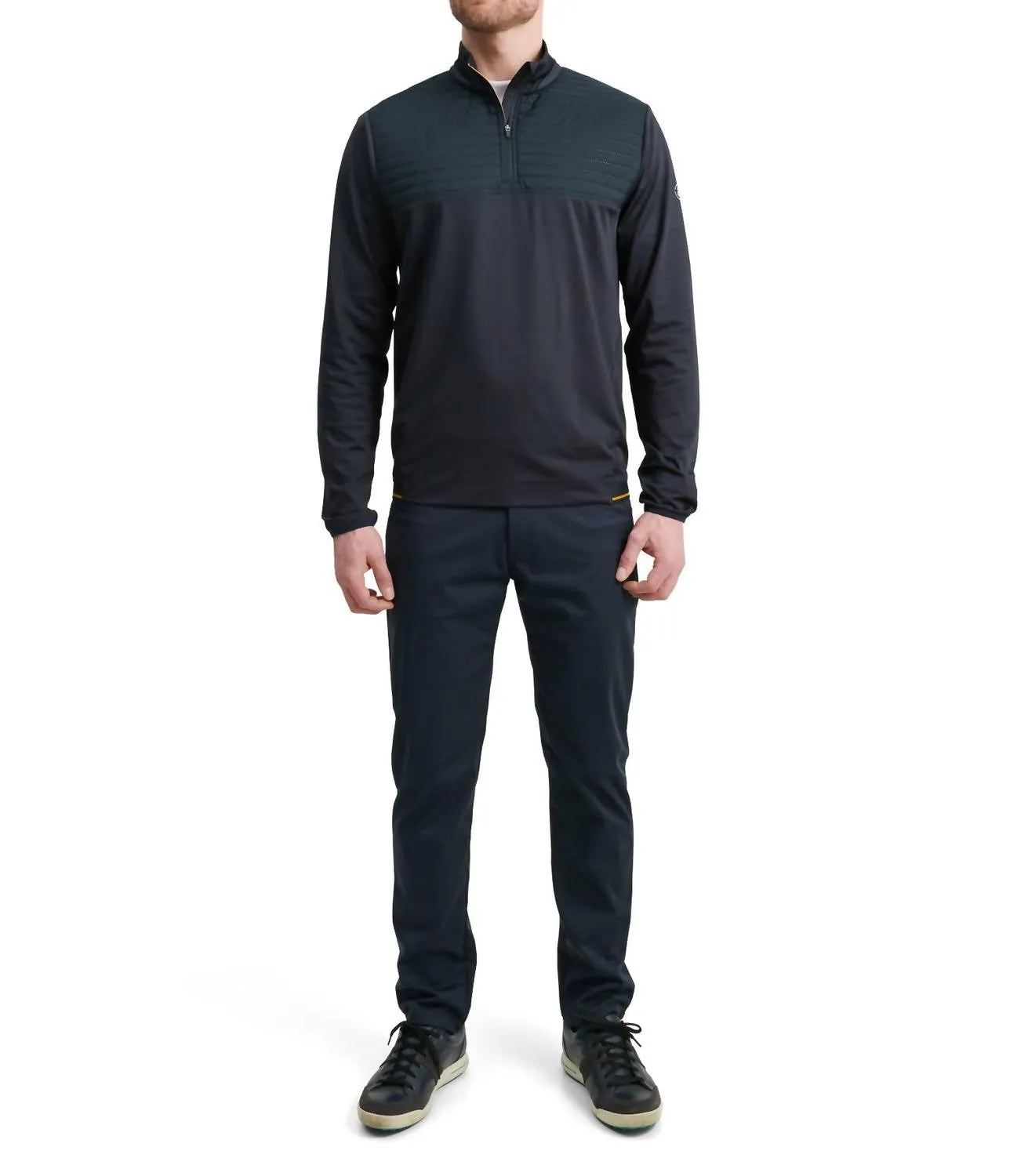 Men's Gleneagles Thermo Midlayer Jacket In Navy Harvest