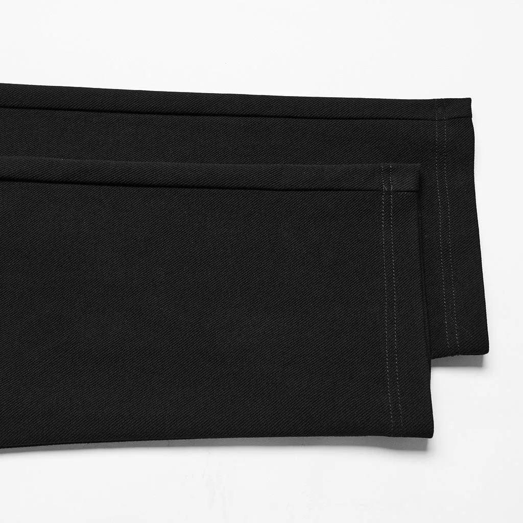 Men's Gothic Floral Buckle Waistband Pants