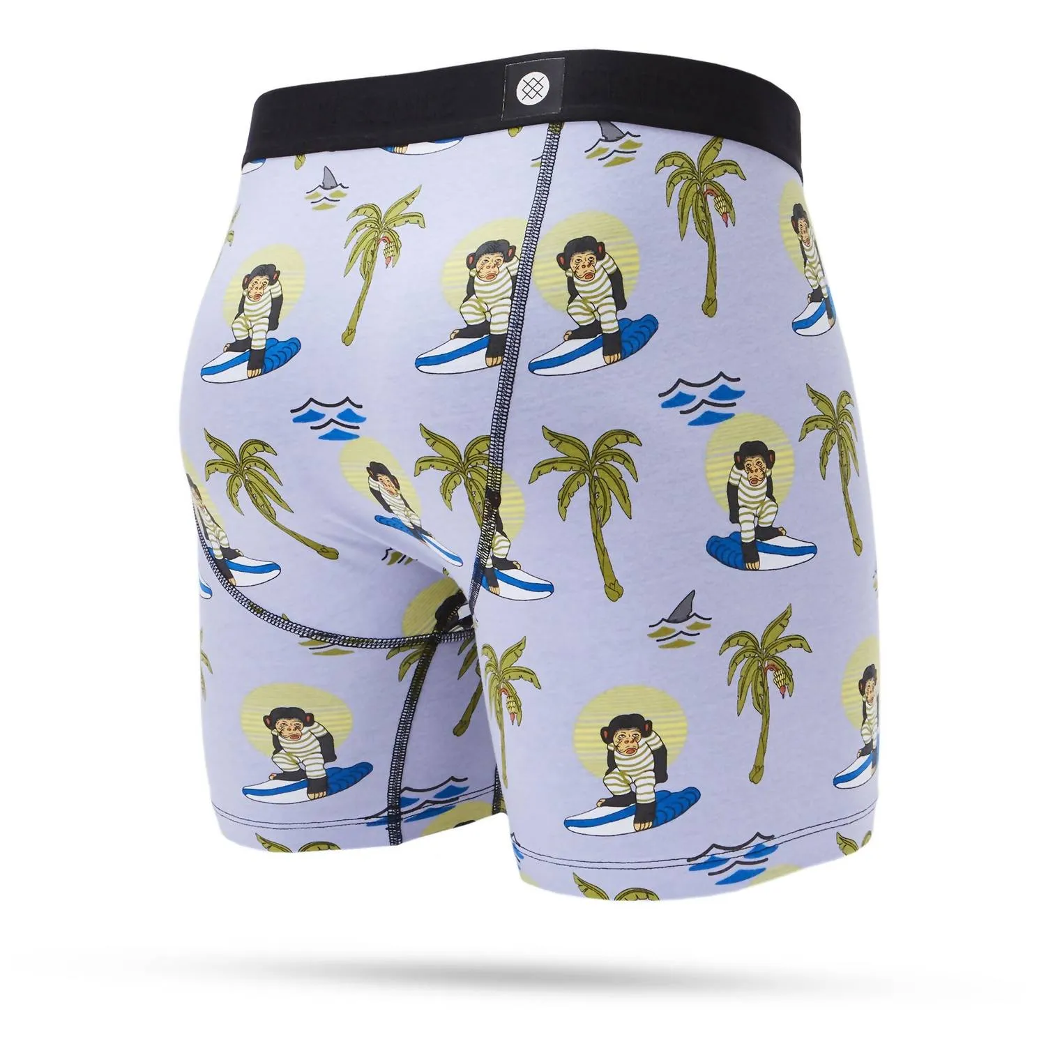 Men's Monkey Surfs Boxer Briefs In Blue