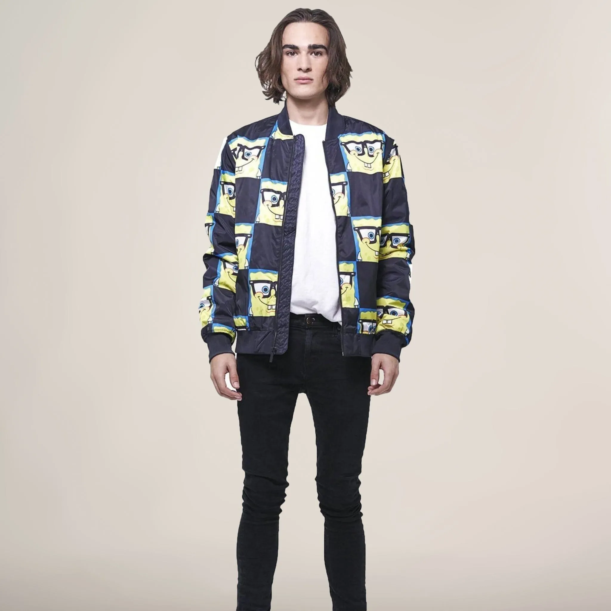Men's Nickelodeon Spongebob Bomber Jacket