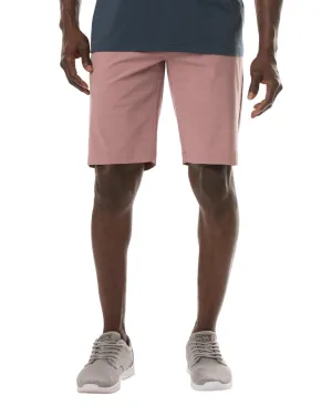Men's On A Boat Short In Heather Ruby Wine