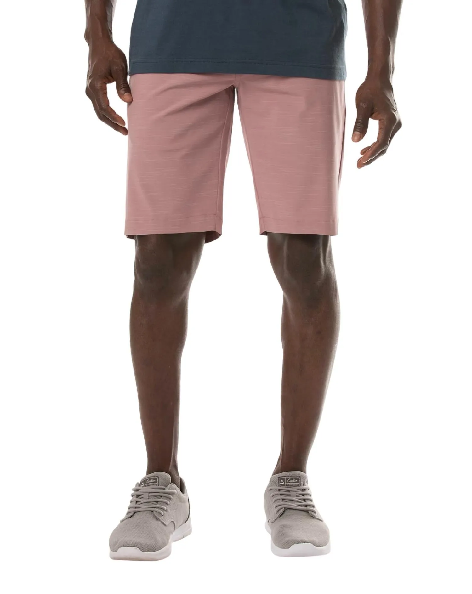 Men's On A Boat Short In Heather Ruby Wine