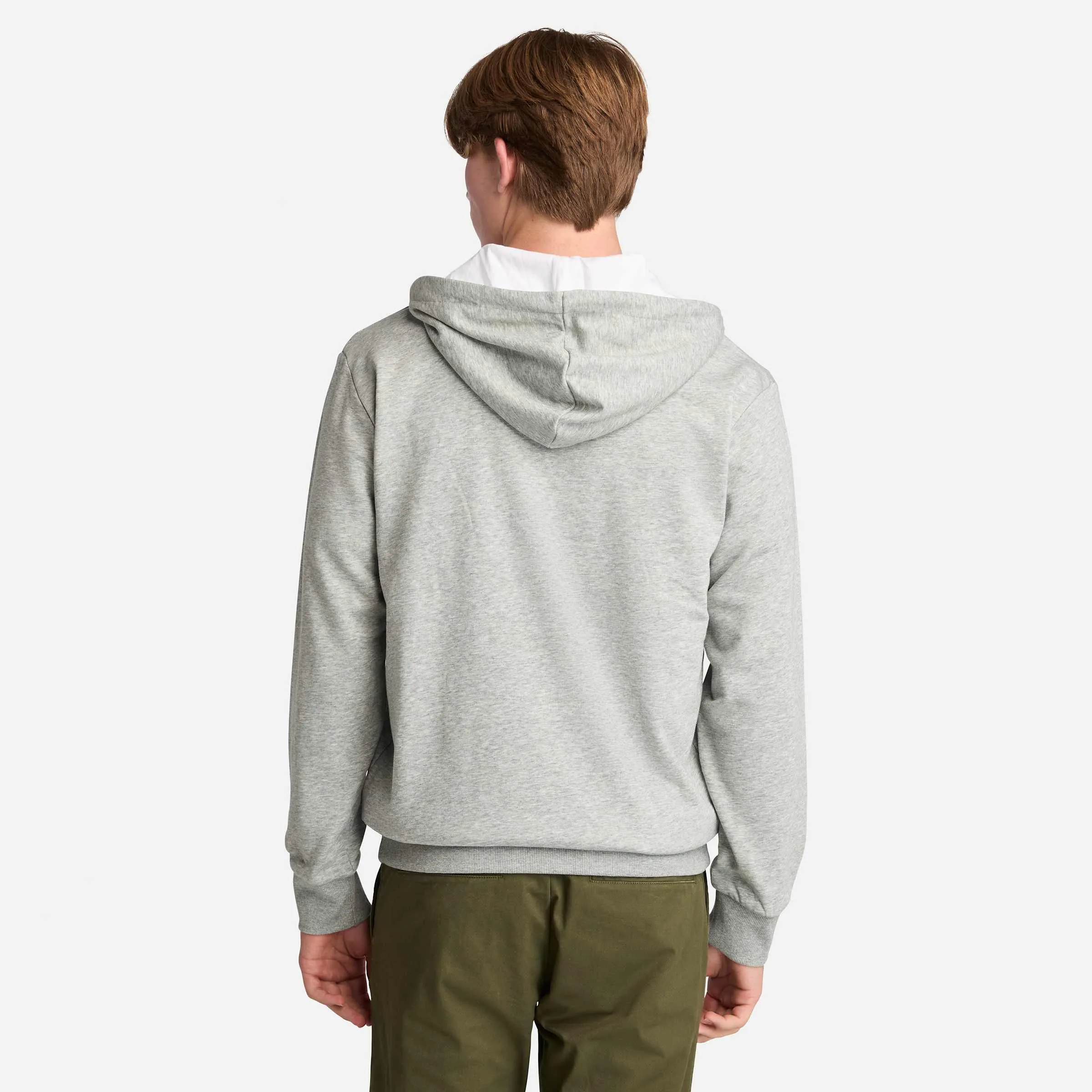 Men's Oyster River Chest Logo Full-Zip Hoodie