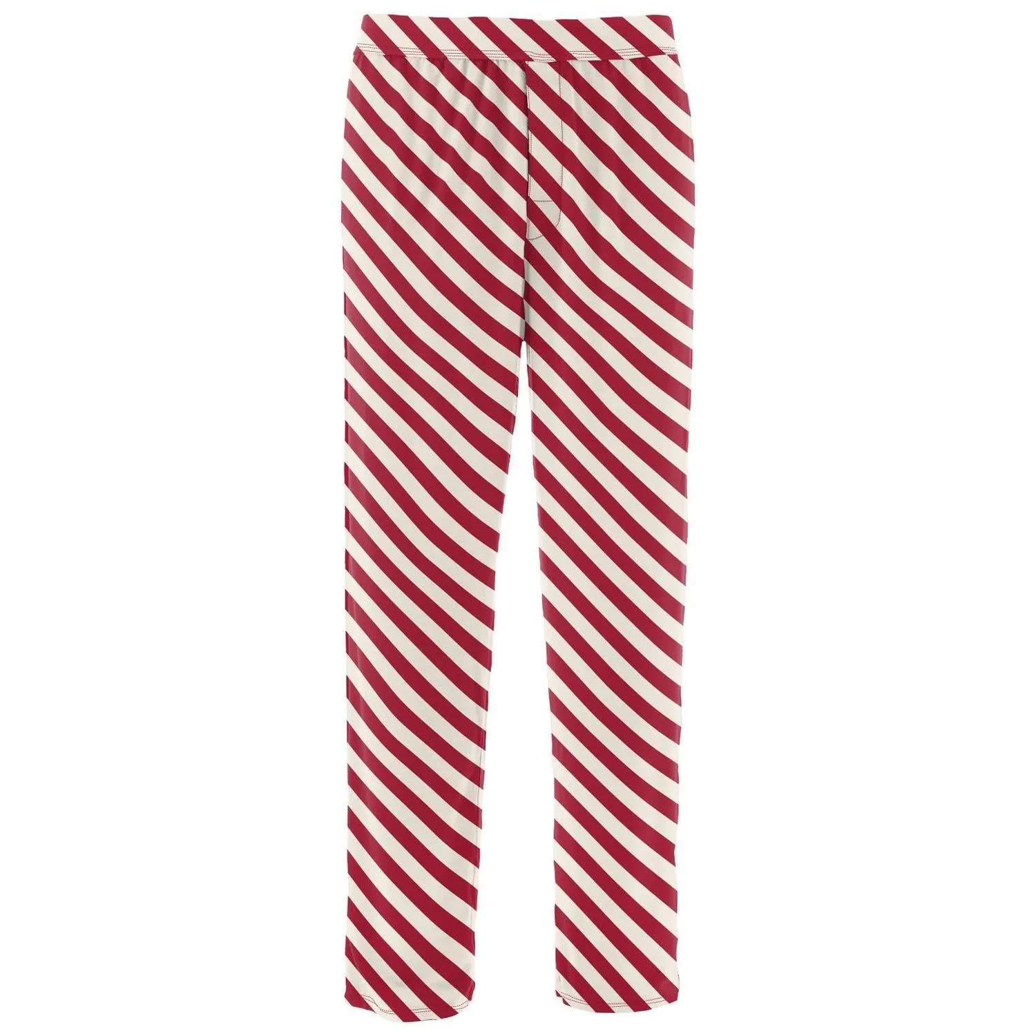 Men's Print Pajama Pants In Candy Cane Twist