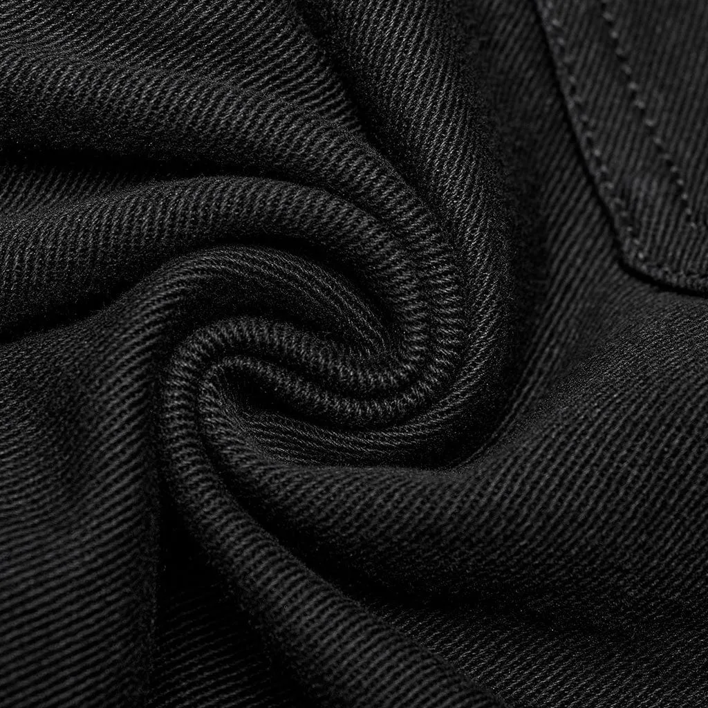 Men's Punk Spider Mesh Splice Pants