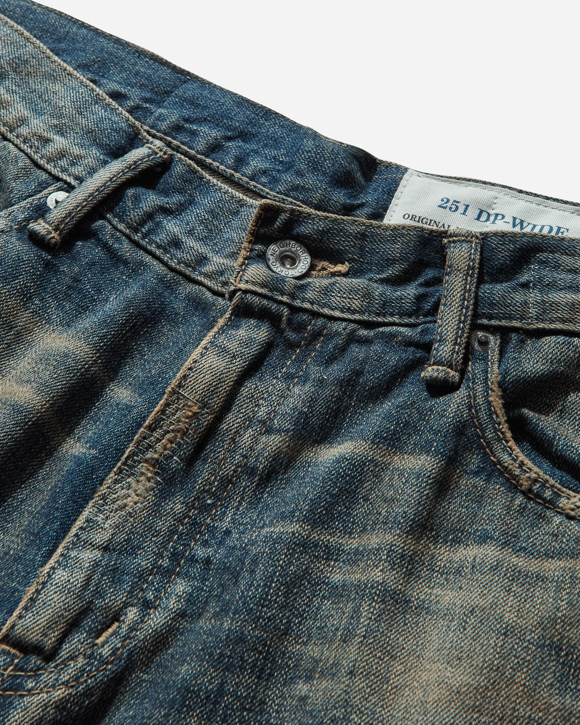 Men's Savage Denim DP Wide Pants Indigo