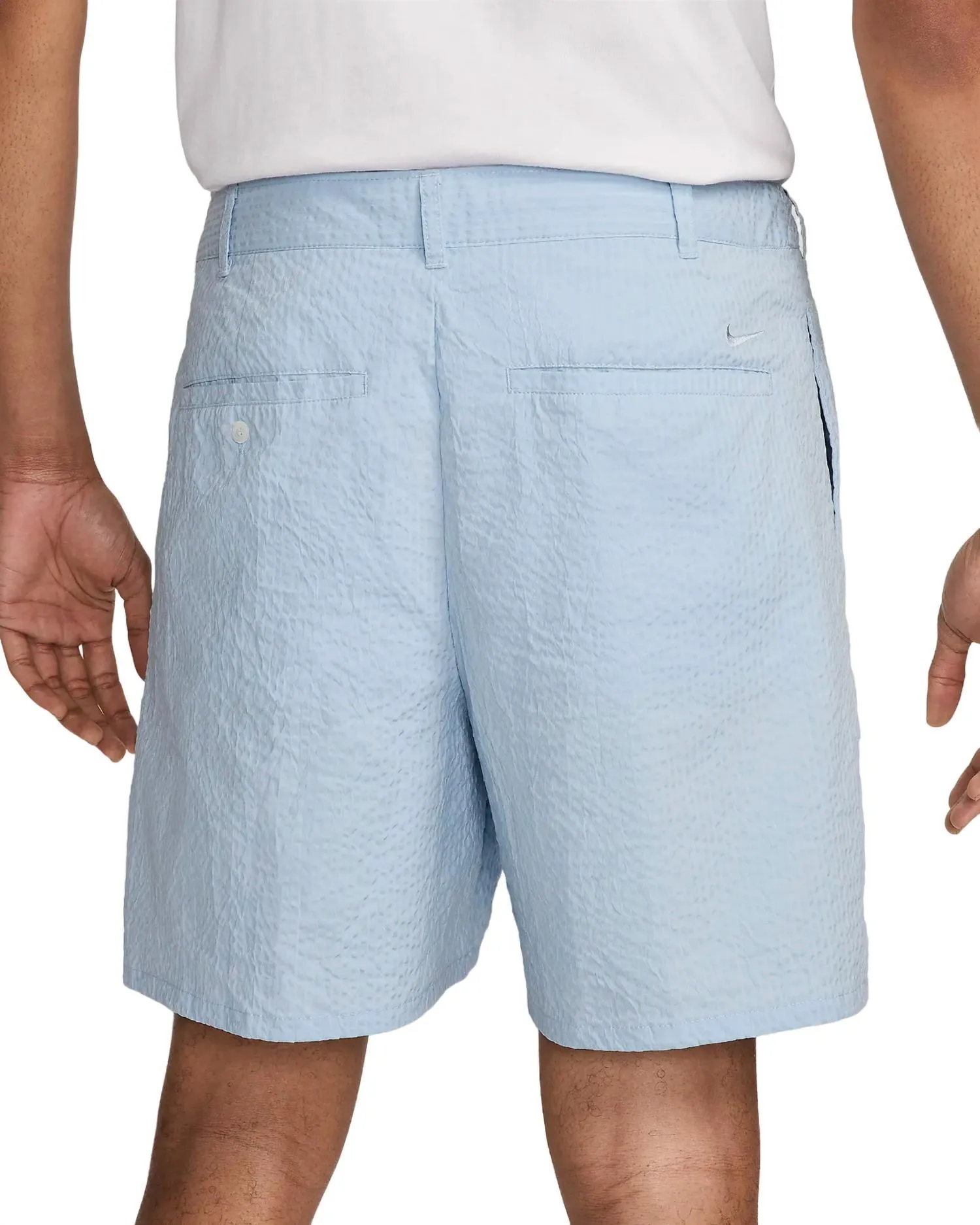 Men's Seersucker Shorts In Armory Blue