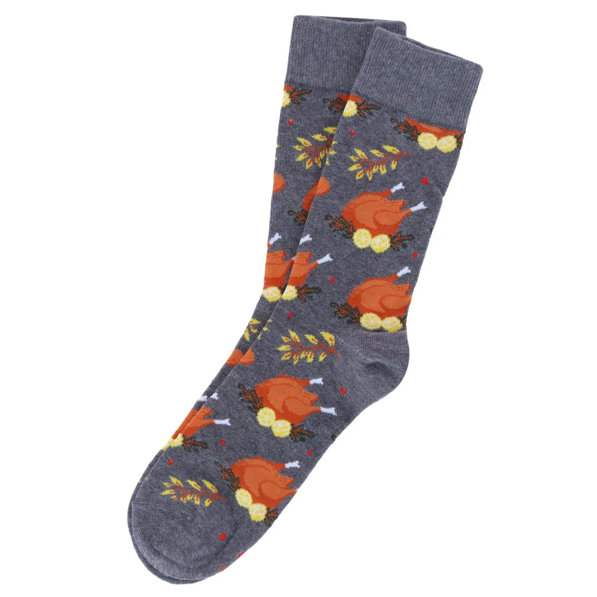 Men's Thankgiving Turkey Novelty Socks (1 Pair)