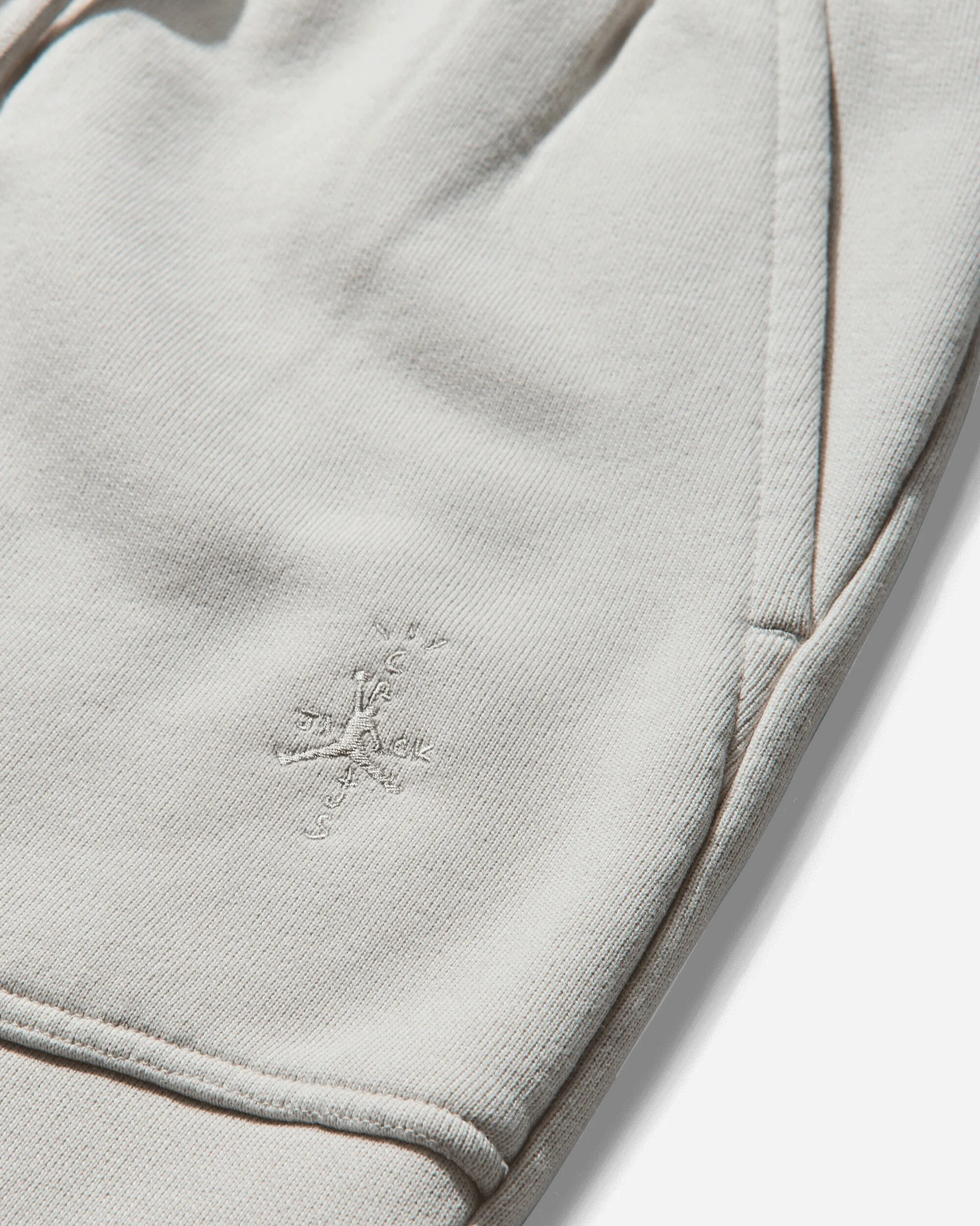 Men's Travis Scott Fleece Pants Light Bone