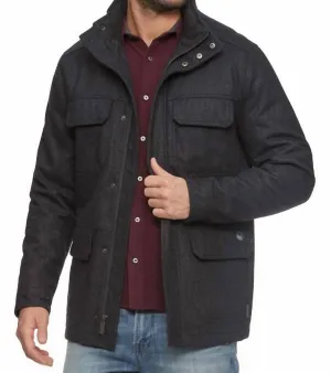 Milford Jacket In Charcoal
