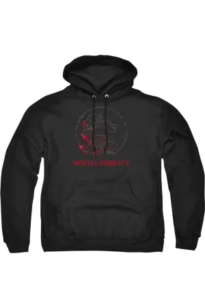 Mortal Kombat X Bloody Seal Adult Pull Over Hoodie / Hooded Sweatshirt