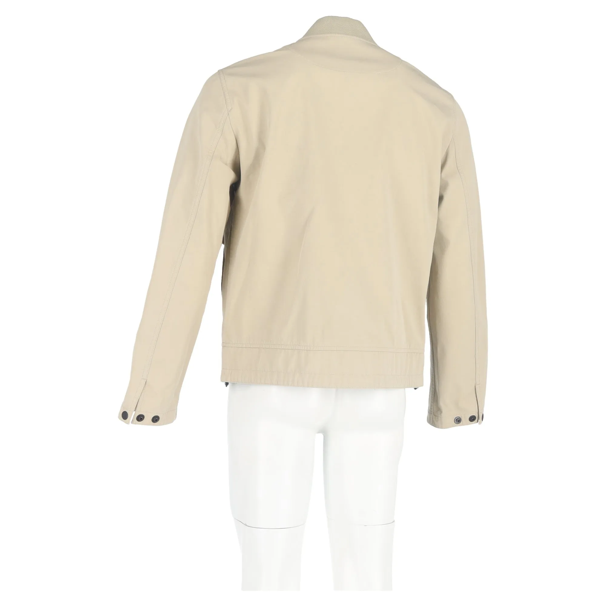 Mr P. Porter Stone Trucker Jacket in Beige Cotton