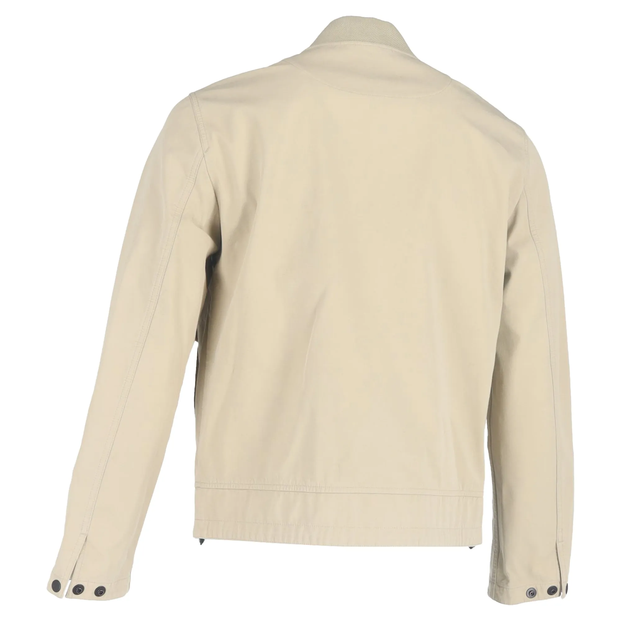 Mr P. Porter Stone Trucker Jacket in Beige Cotton