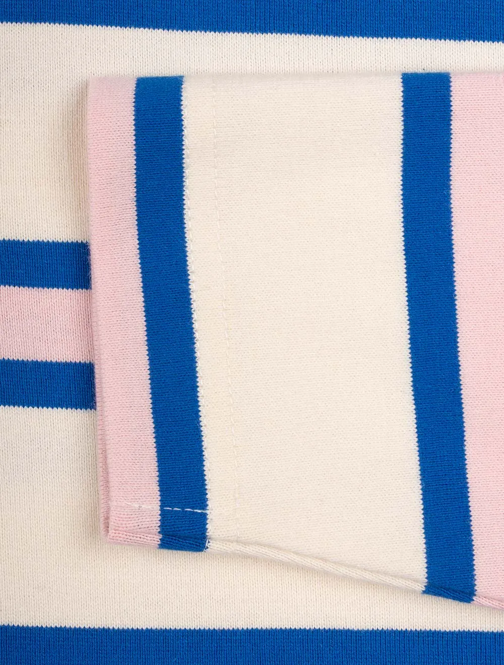 Multistripe Long Sleeve Rugger Cream