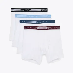 Nautica Men's Cotton Boxer Briefs Abalone Heather Nautica