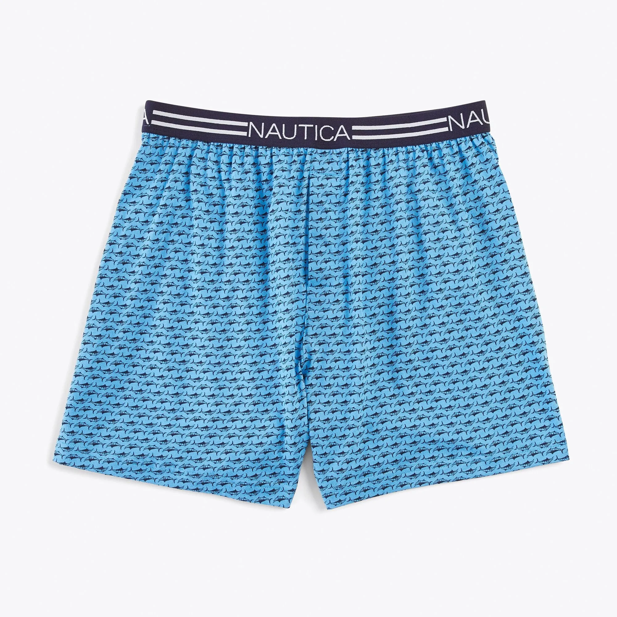 Nautica Men's Marlin Print Knit Boxer Haze Nautica