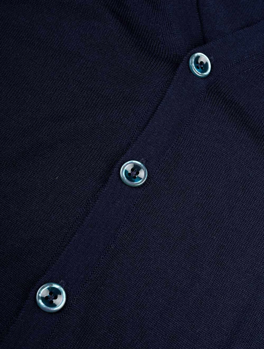 Navy Merino Wool Cardigan