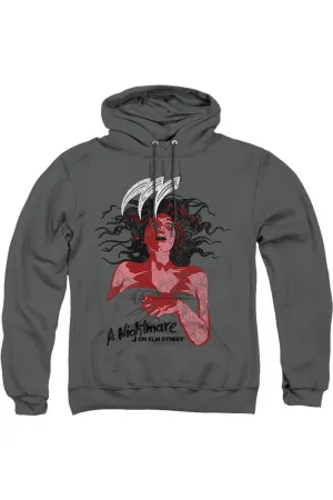 Nightmare On Elm Street Illustrated European Poster Adult Pull Over Hoodie / Hooded Sweatshirt