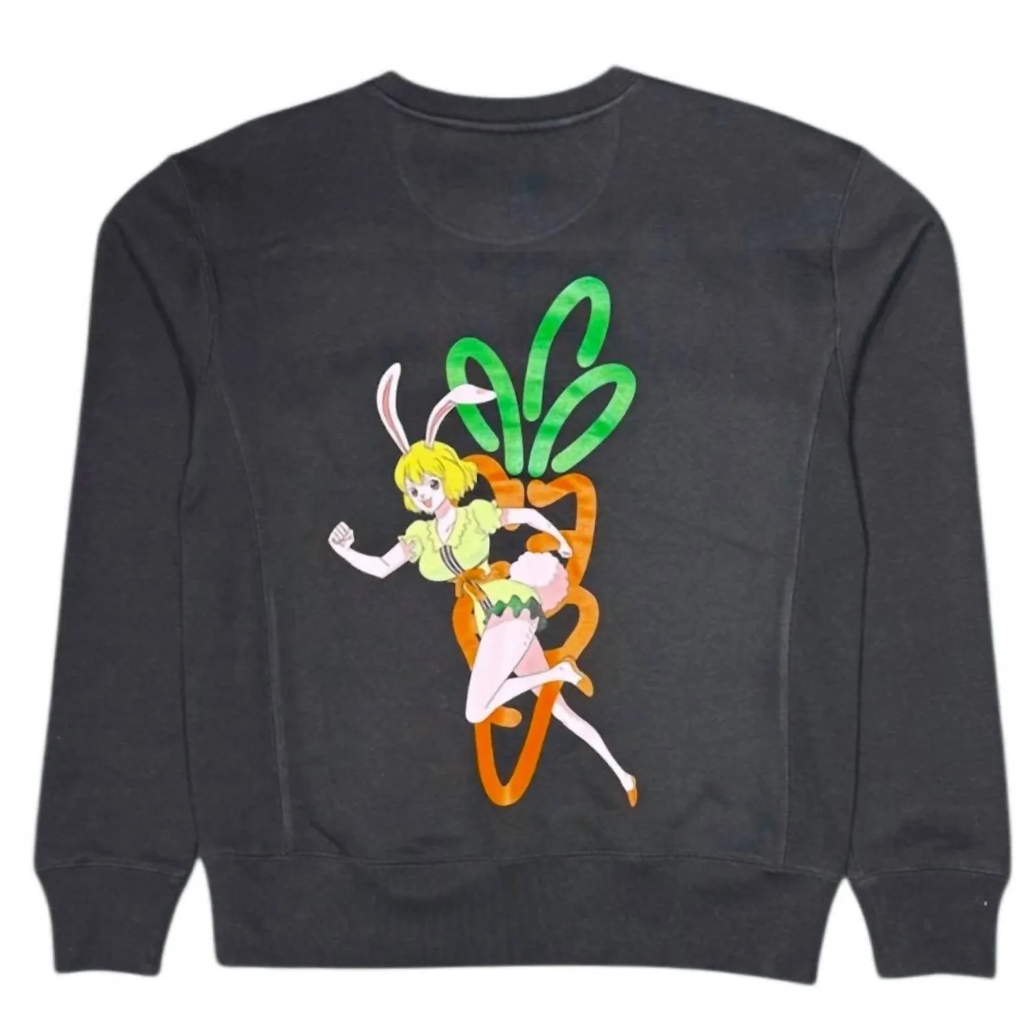 One Piece Men's Crewneck Sweatshirt In Black