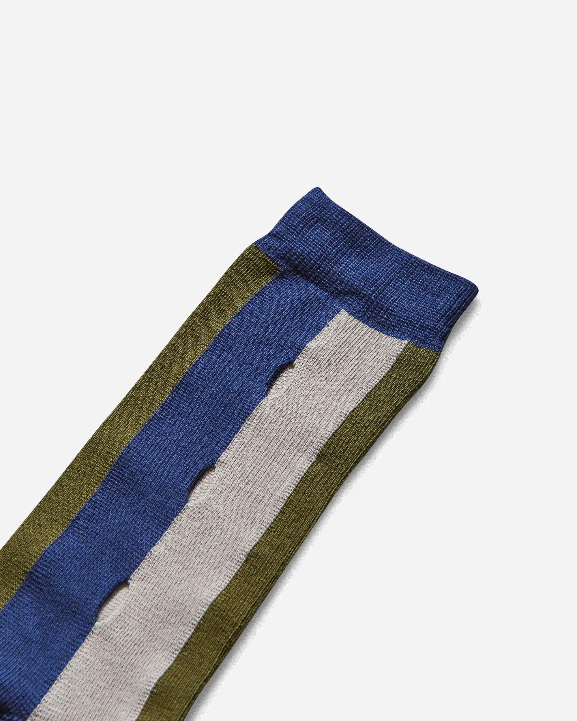 OTW Courtyard Socks Deep Cobalt Blue / Grey / Green