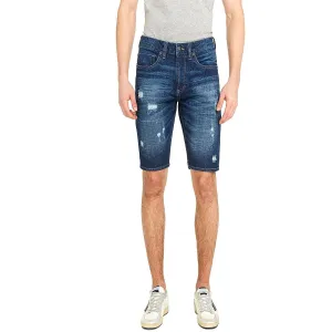 Parker Mens Mid-Rise Distressed Denim Shorts